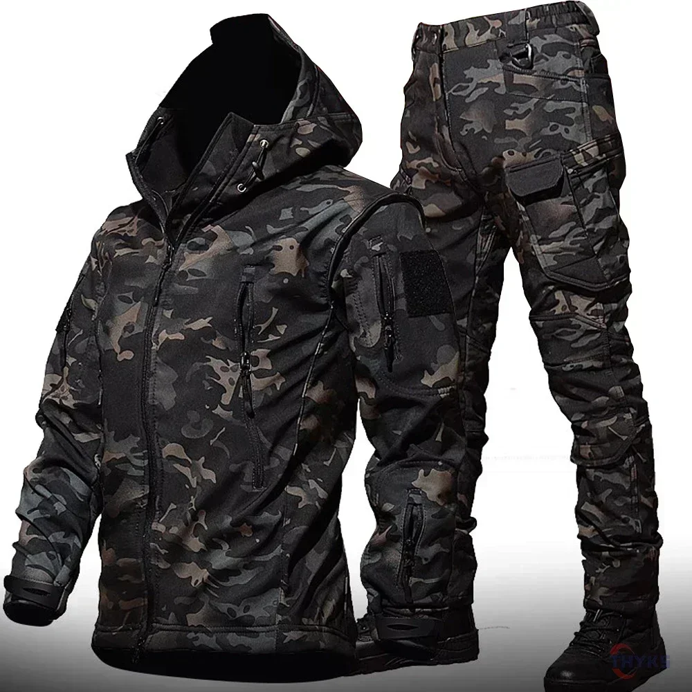 Fishing Jacket Waterproof - 6XL TAD Tactical Men Hunting Hiking