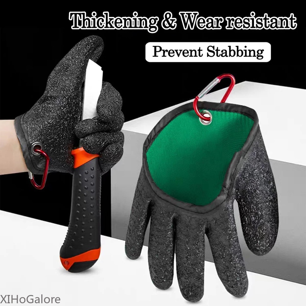 Heavy Duty Anti Slip Puncture  - Fishing Gloves ulasan dan harga