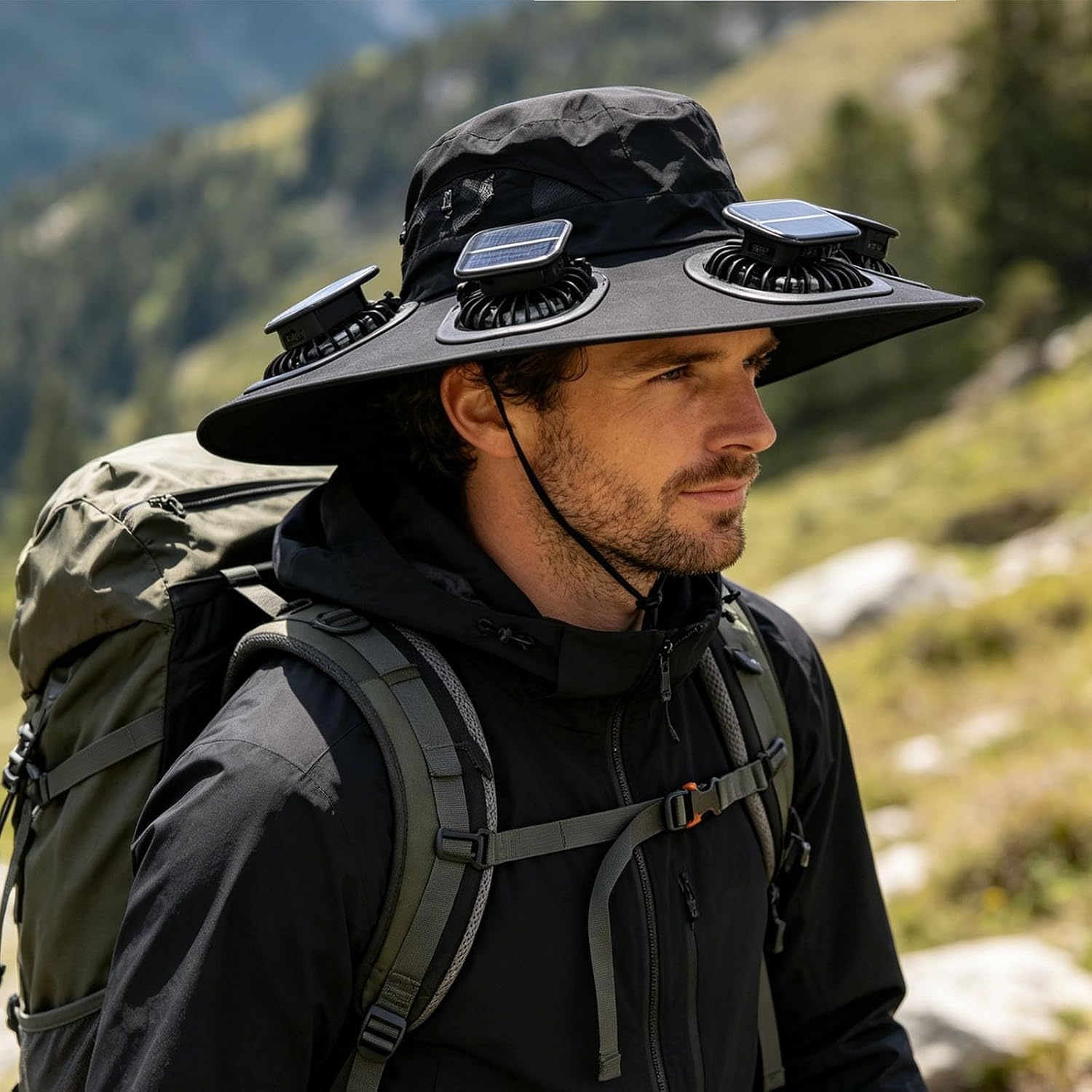 2026 Hot Summer 6 Fans Visor C - Fishing Hat ulasan dan harga