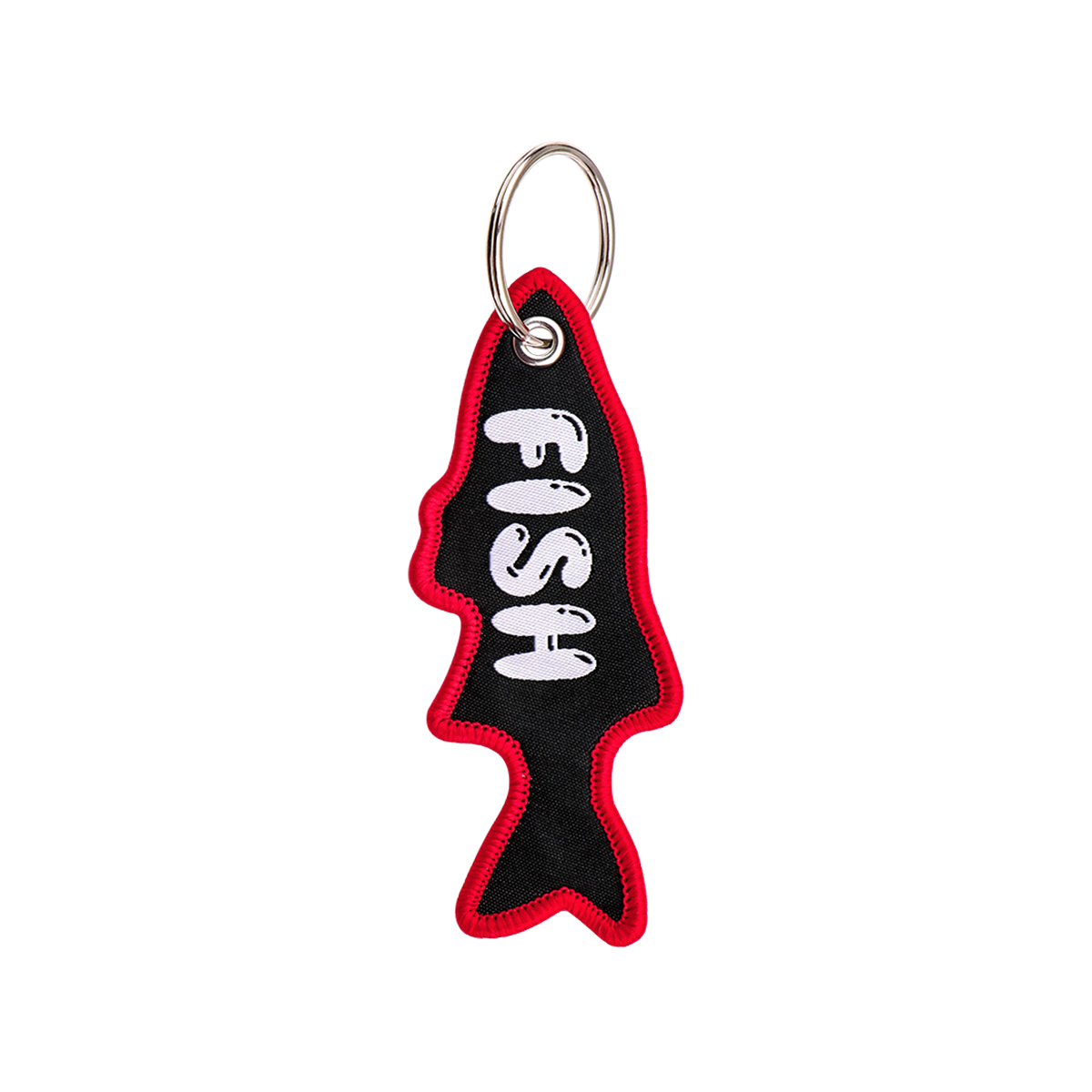 Fish Shape Embroidery Key Tag  - Fishing Backpack ulasan dan harga