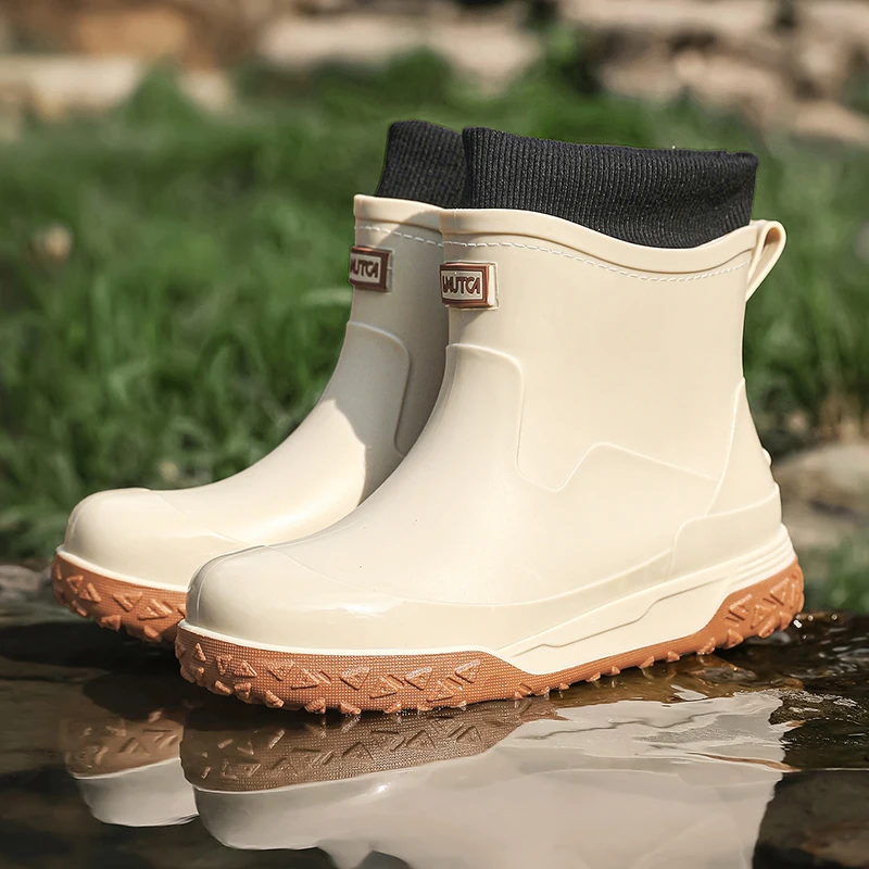Men Winter Waterproof Rain Boo - Fishing Boots ulasan dan harga