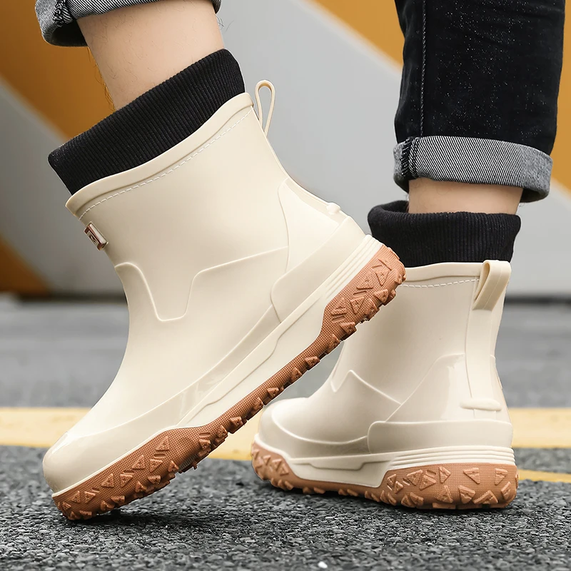 Men Winter Waterproof Rain Boo - Fishing Boots ulasan dan harga