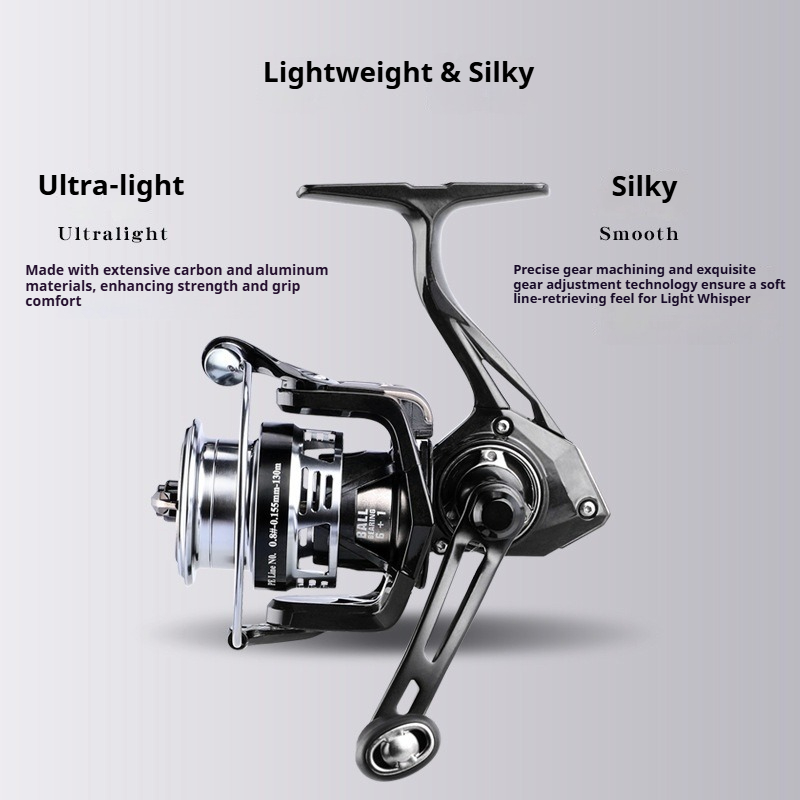 Xiongwang Lure Whisper Spinnin - Abu Garcia Reel Revo ulasan dan harga